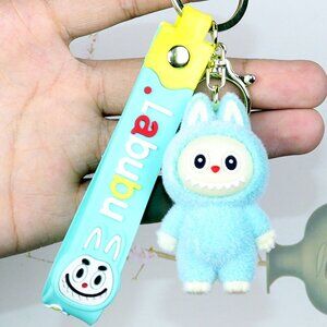 Labubu Blue Keychain